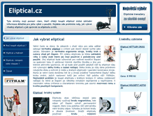 Tablet Screenshot of eliptical.cz